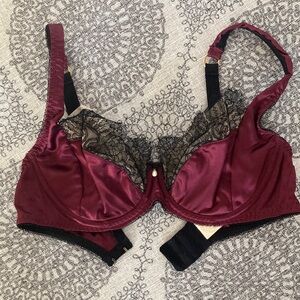 Harlow & Fox Eleanor Damson Underwire Bra